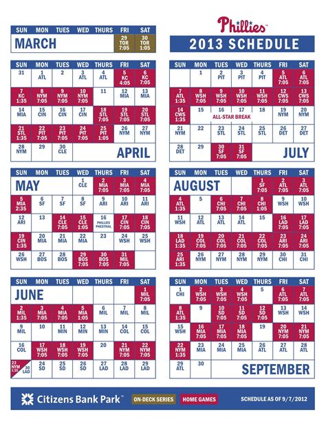 phillies printable schedule